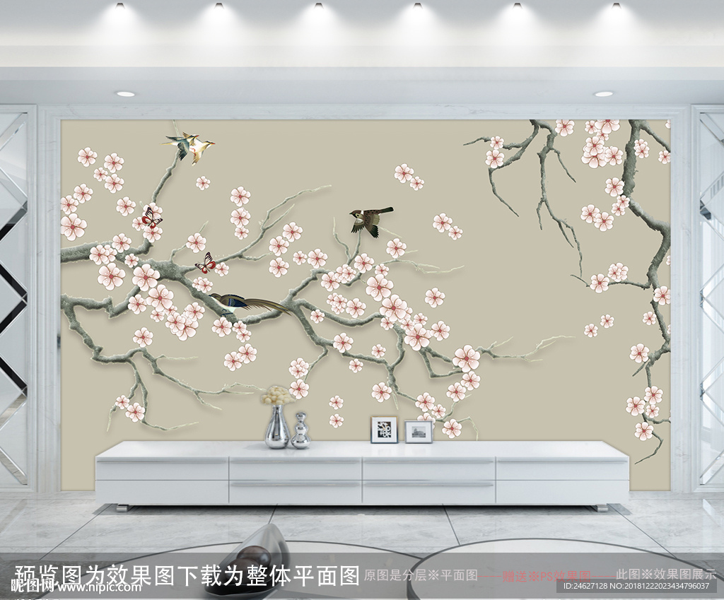 中式背景墙