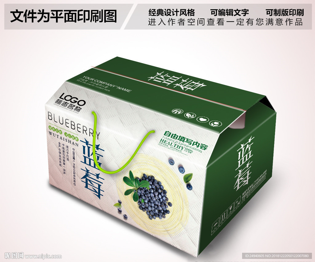 蓝莓包装设计