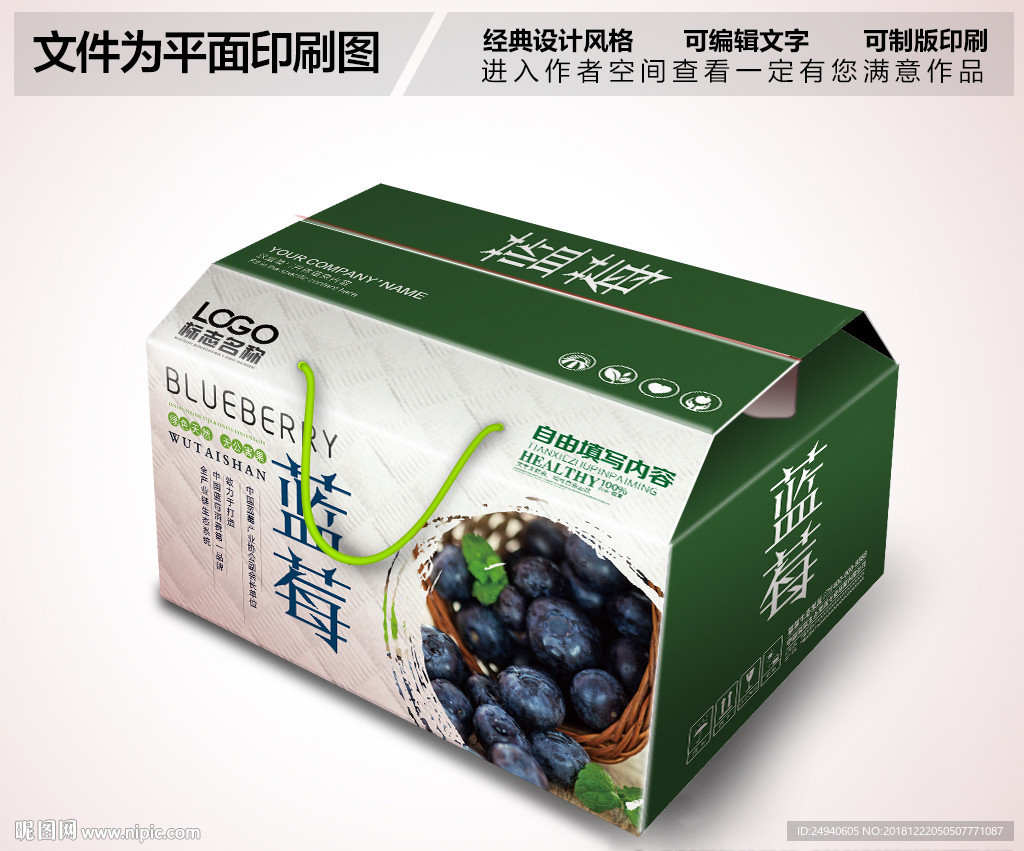 蓝莓包装设计