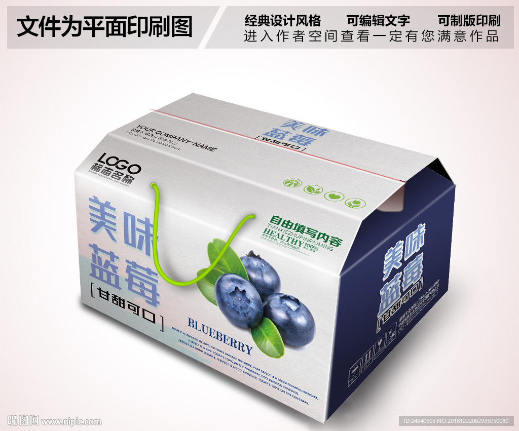 蓝莓包装设计