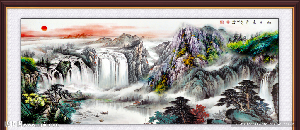 巨幅山水画00012