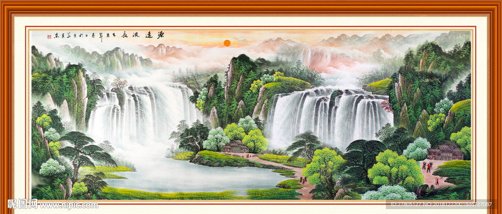 巨幅山水画00010