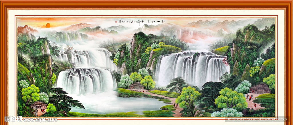 巨幅山水画00008