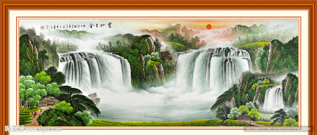 巨幅瀑布54