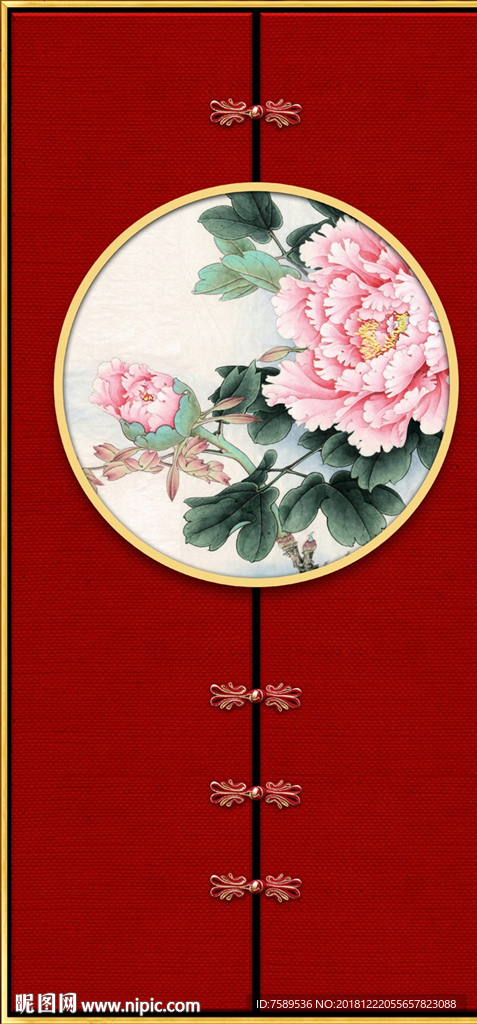 现代创意新中式工笔花鸟画