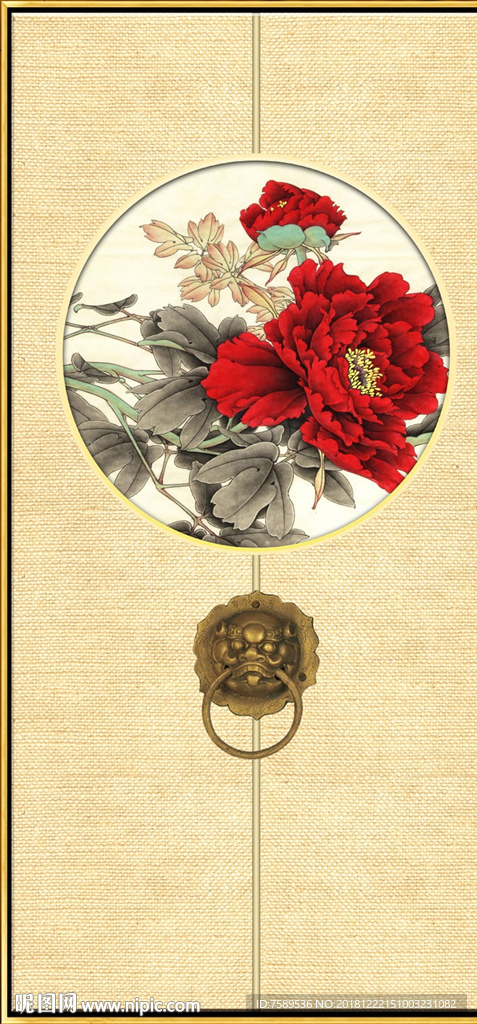 现代创意新中式工笔花鸟画