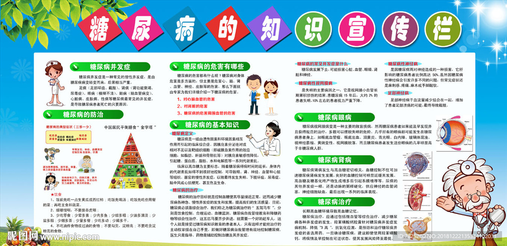 糖尿病宣传栏
