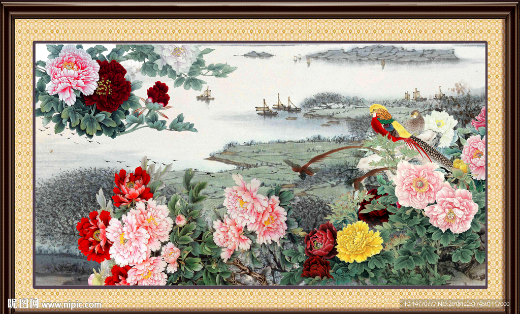 牡丹 国画