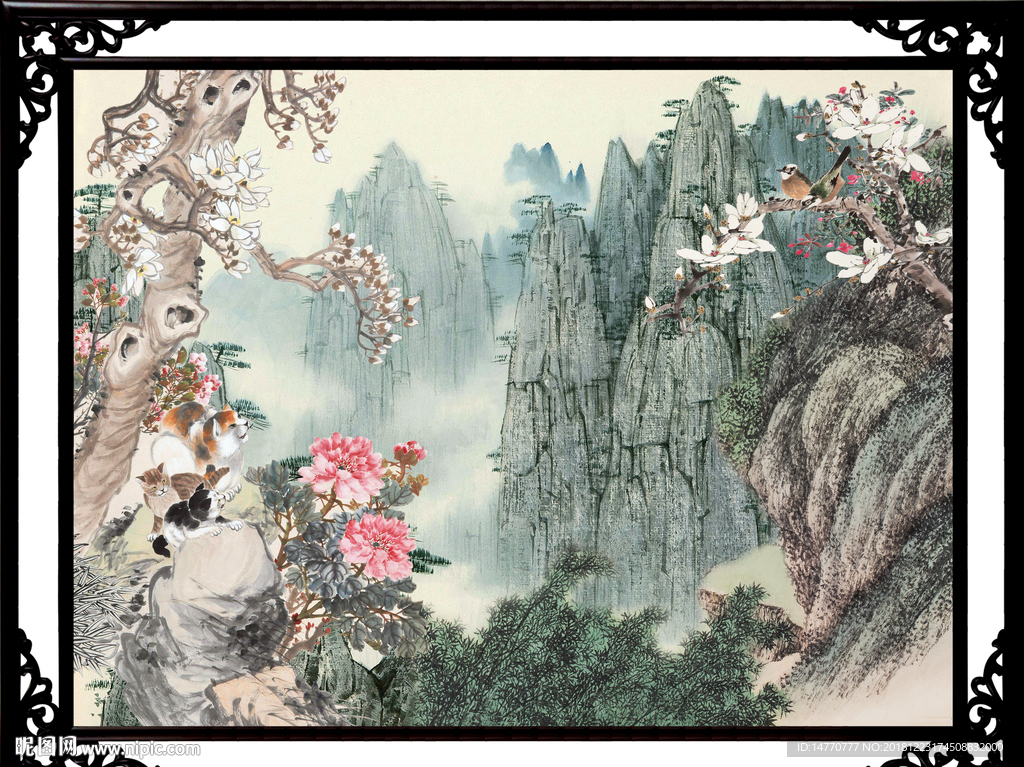 工笔花鸟