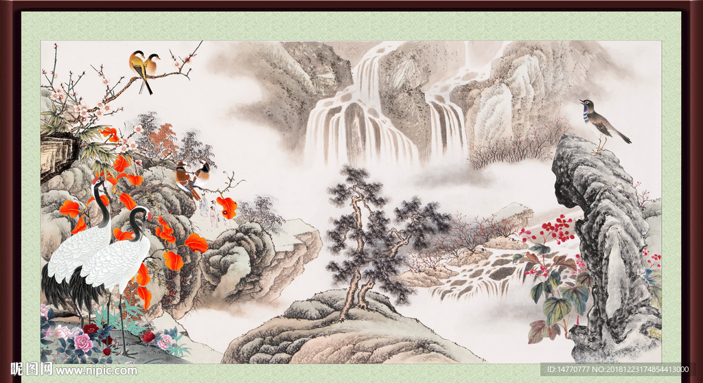 工笔花鸟画