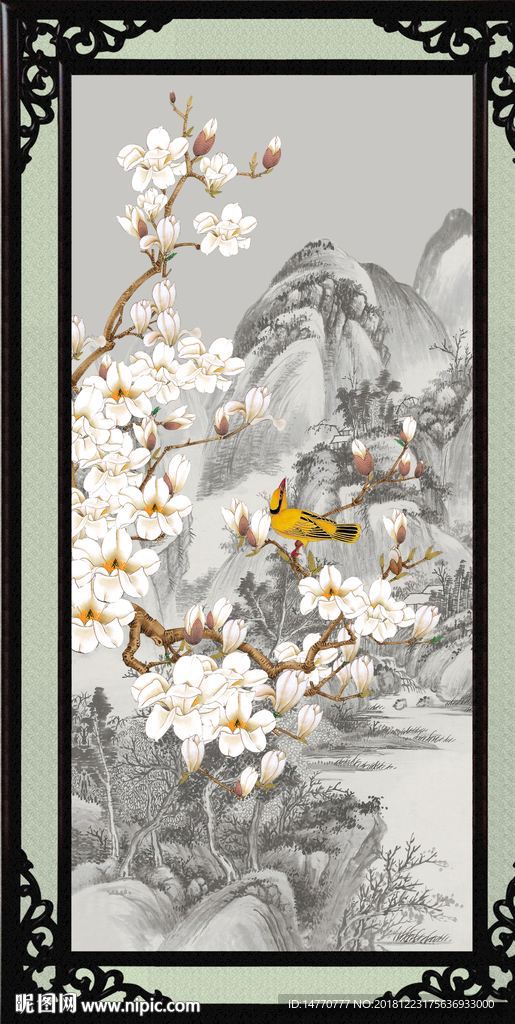 工笔花鸟画