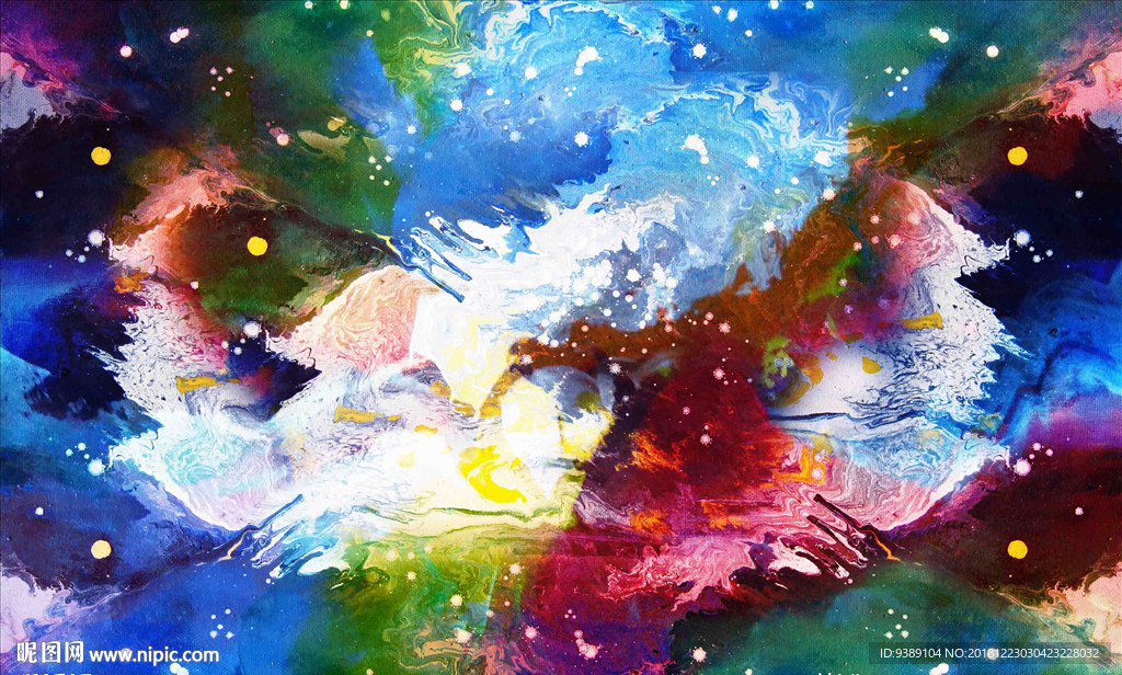 抽象油画