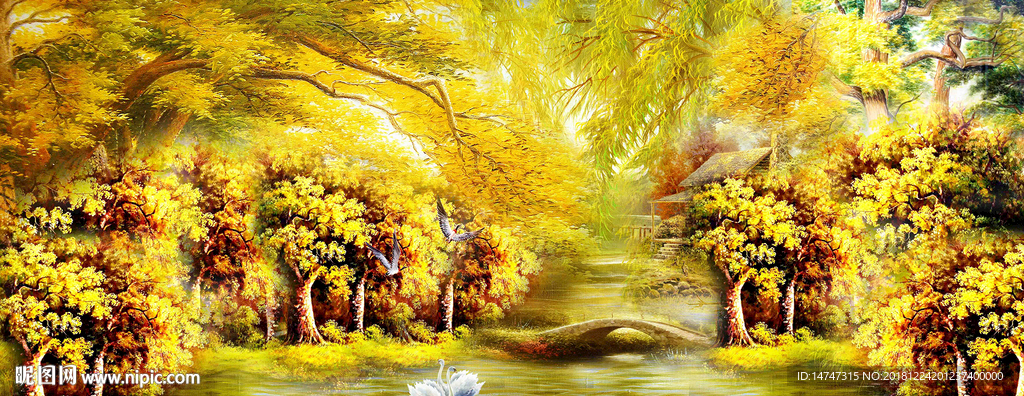 油画风景