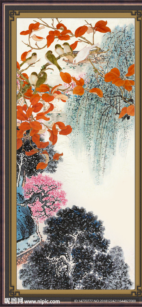 工笔花鸟画