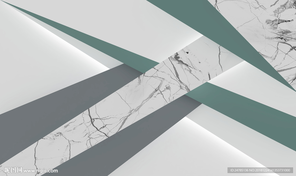 现代艺术背景墙