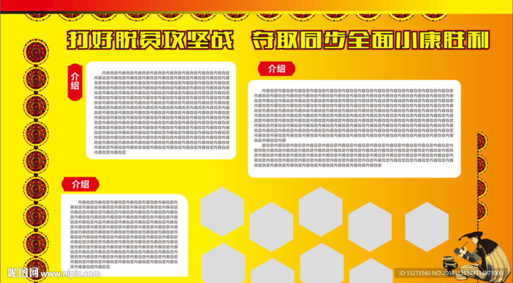彝族文化展板