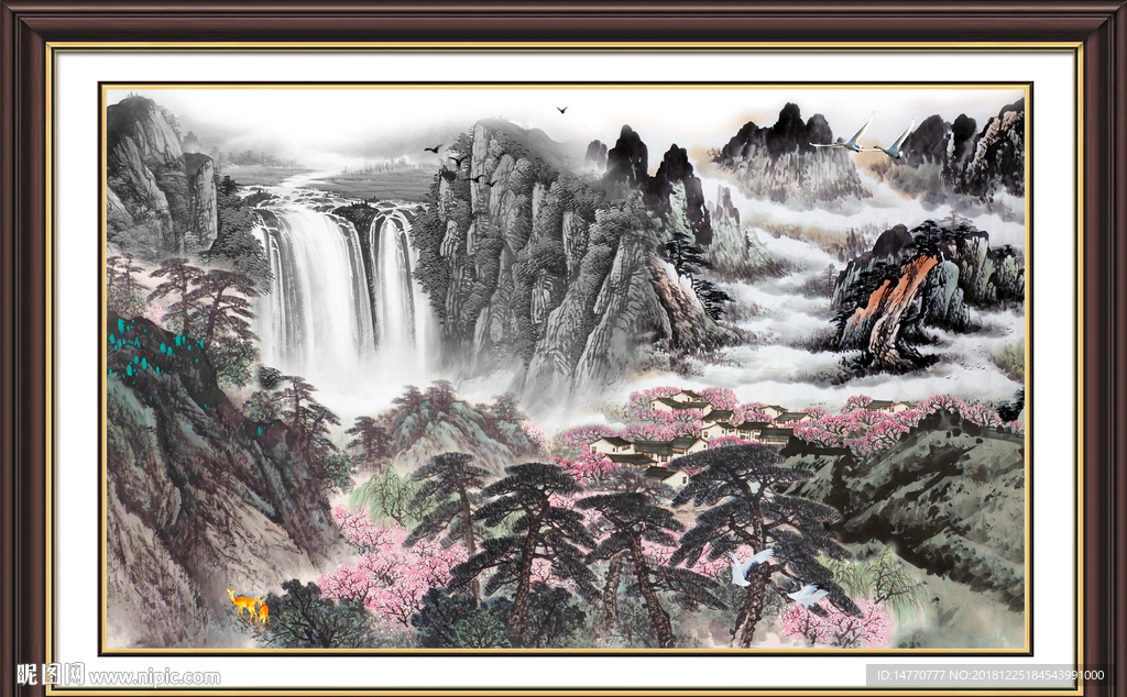 山水风景图