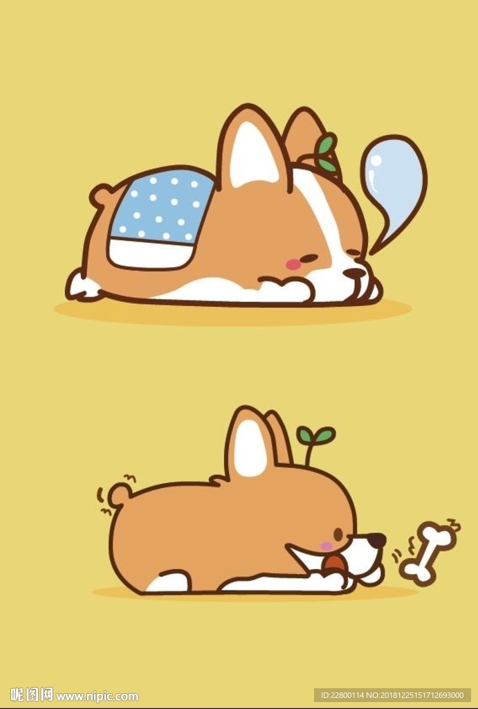 卡通狗卡通动物