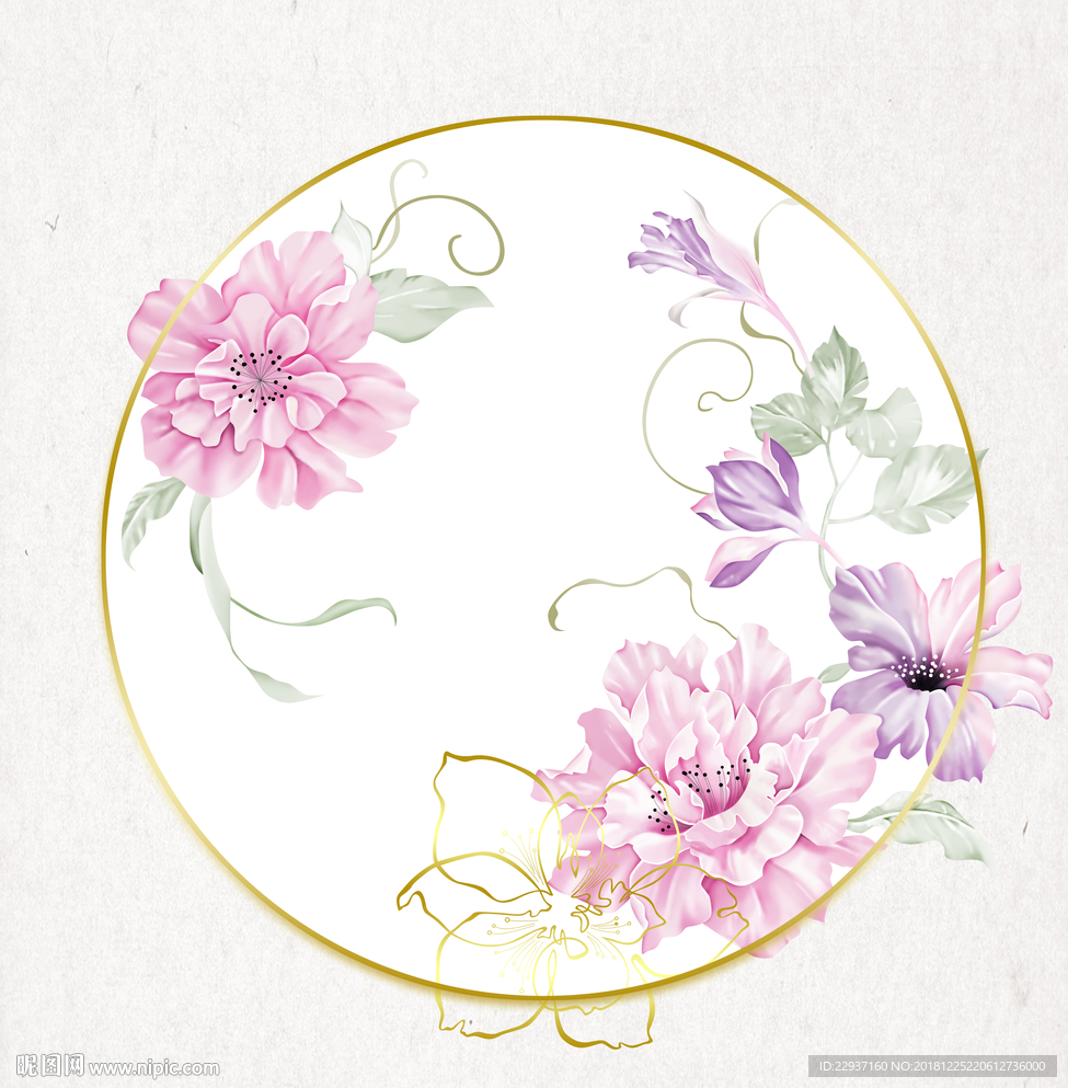 手绘花