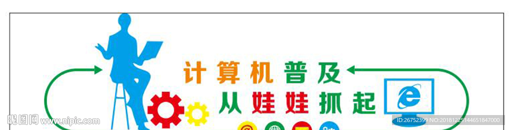 计算机室文化墙