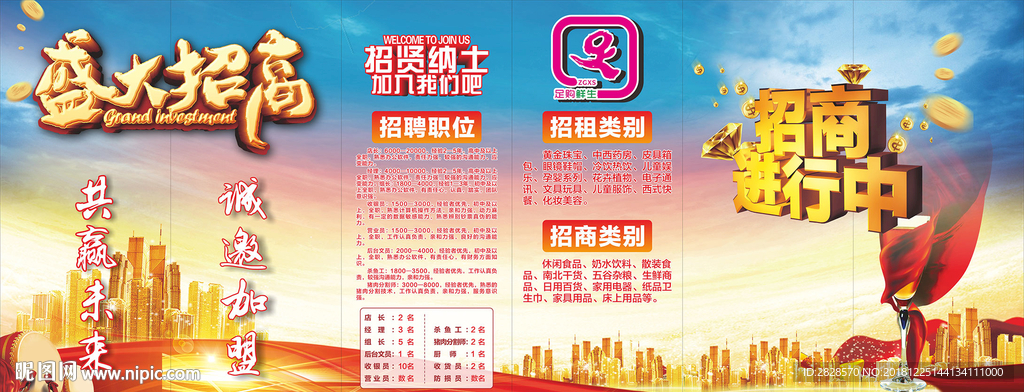 超市招商招聘广告