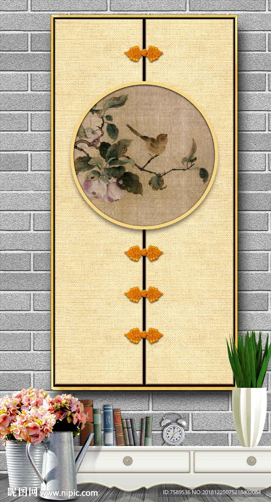 现代创意花鸟装饰画