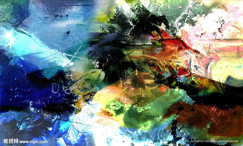抽象油画