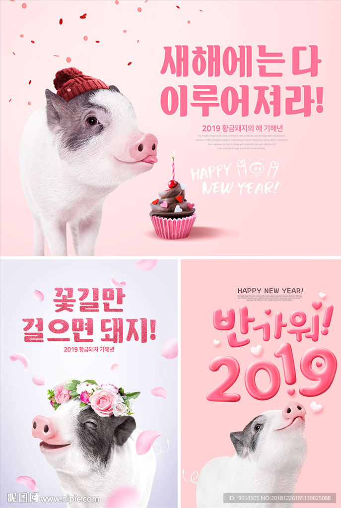 新春海报 2019 猪年海报