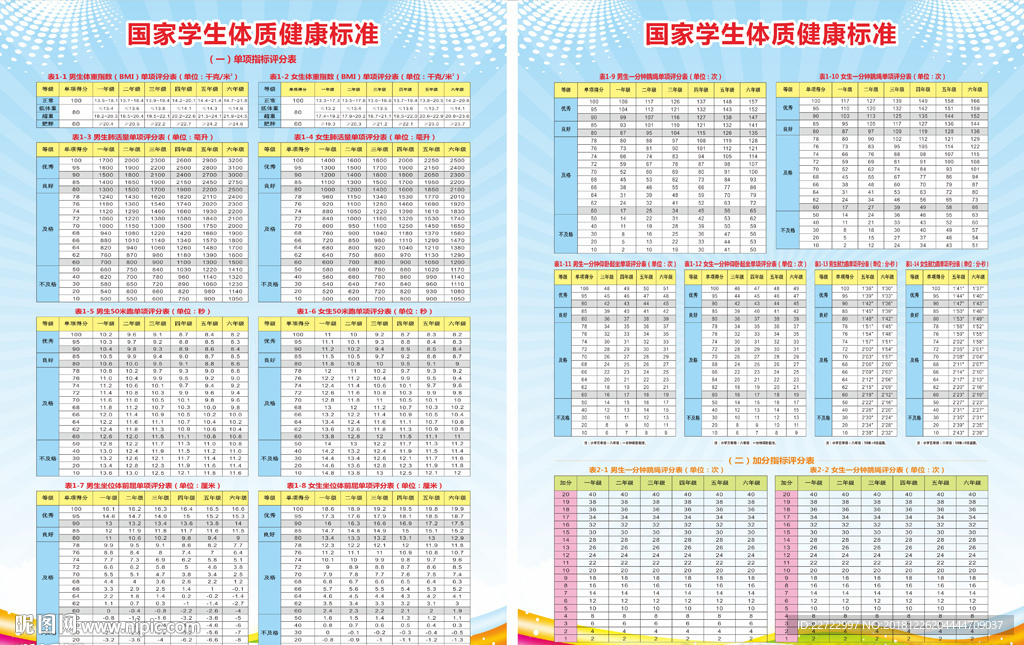 国家学生体质健康标准