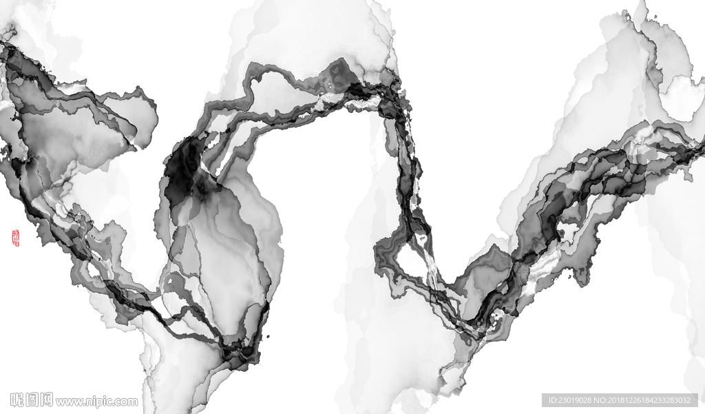 中国风水墨装饰画