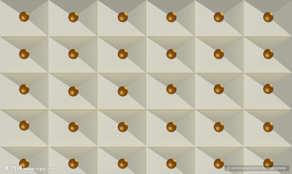 现代立体背景墙