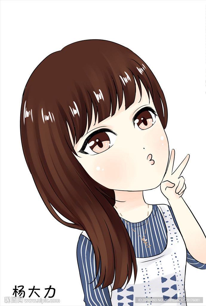 原创Q版 PSD精细分层人物