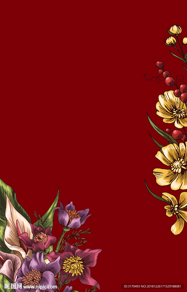 中式婚纱摄影素材