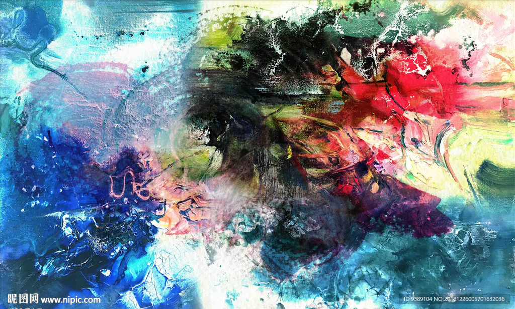 抽象油画