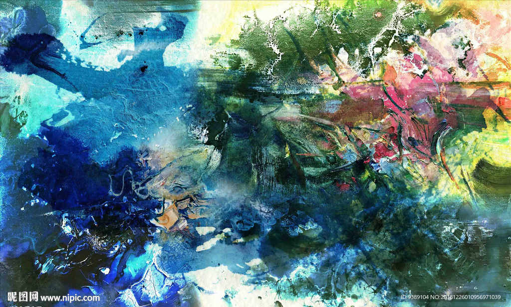 抽象油画