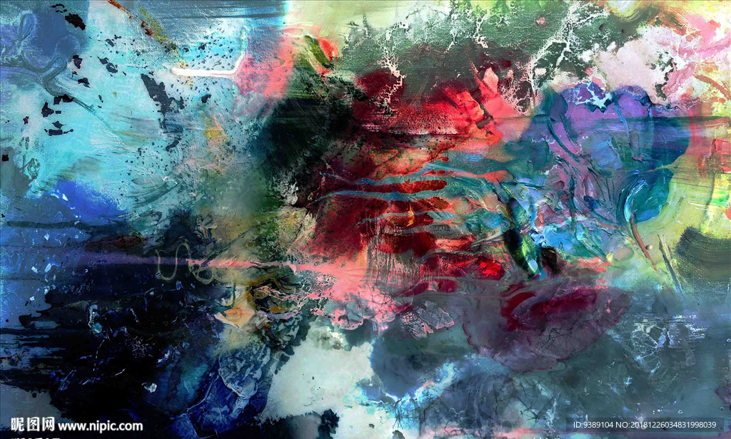 抽象油画