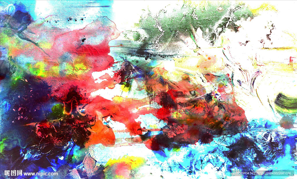 抽象油画