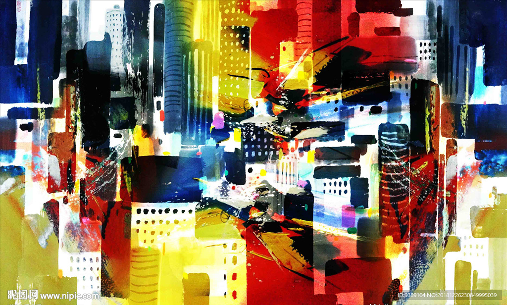 抽象油画