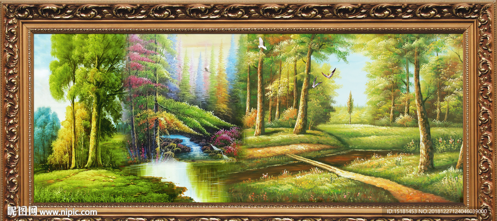 油画风景