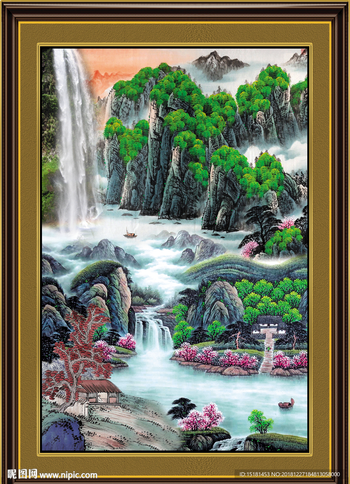 风景画 江南水乡 高清风景画