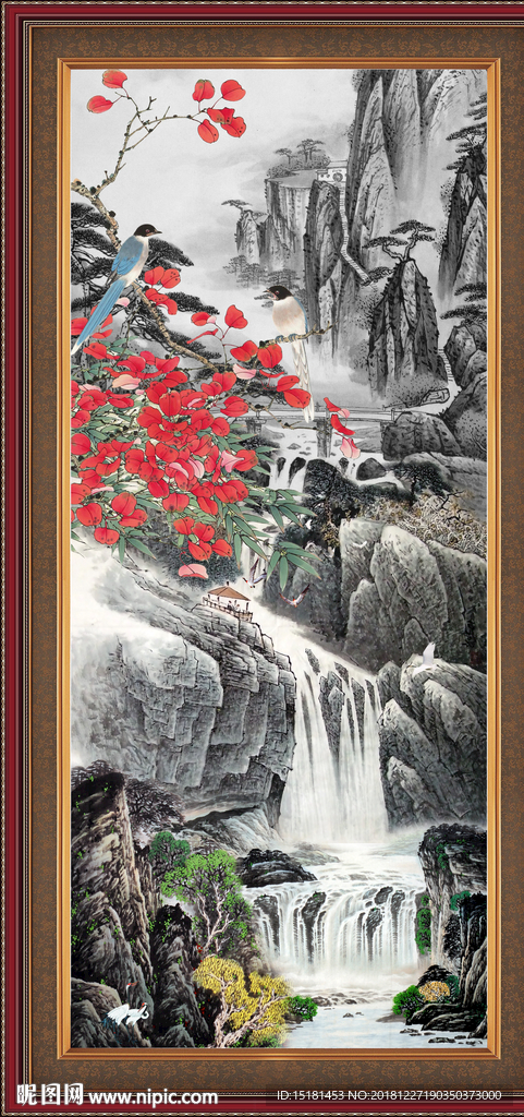 办公室国画 山水国画 山水画