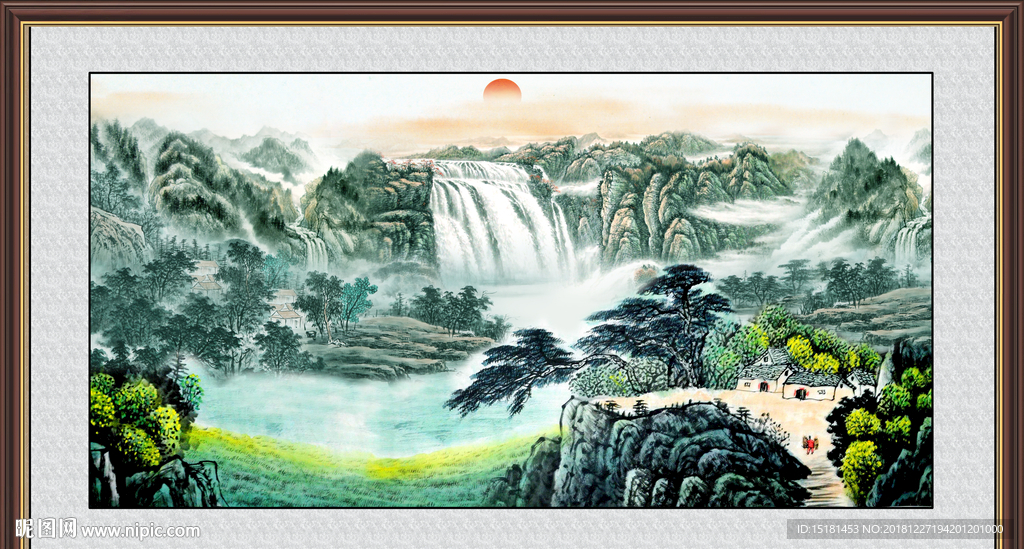 山水风景图