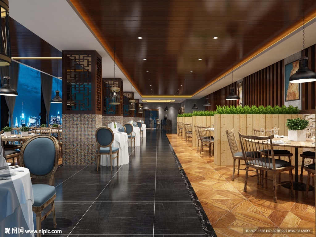 餐厅装饰效果图