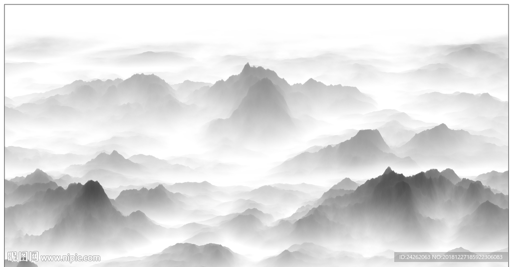 山水设计图__绘画书法_文化艺术_设计图库_昵图网nipic.com