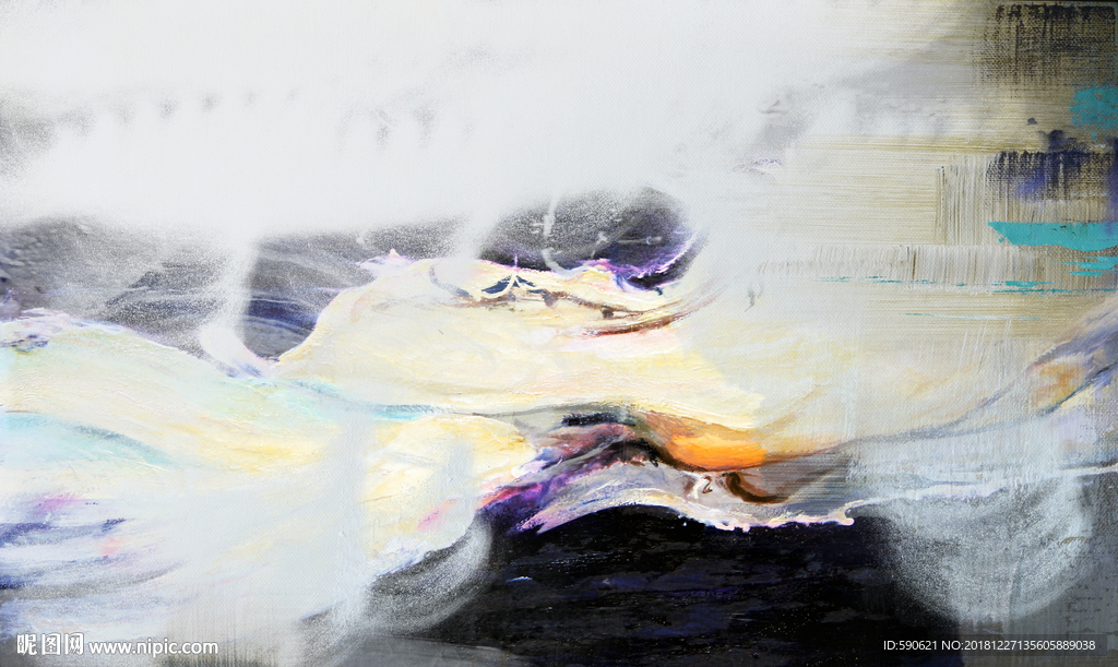 抽象油画