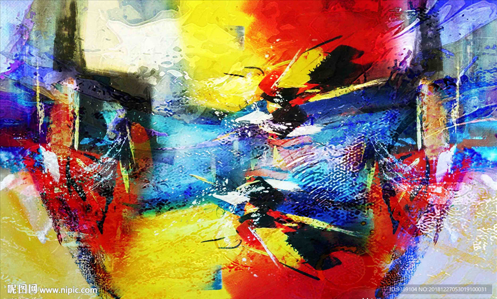 抽象油画
