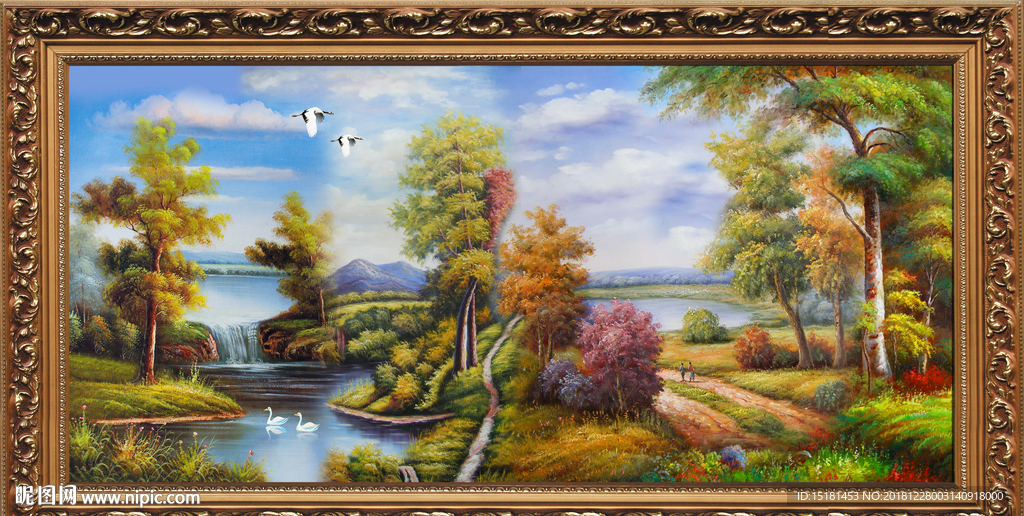 油画 油画风景