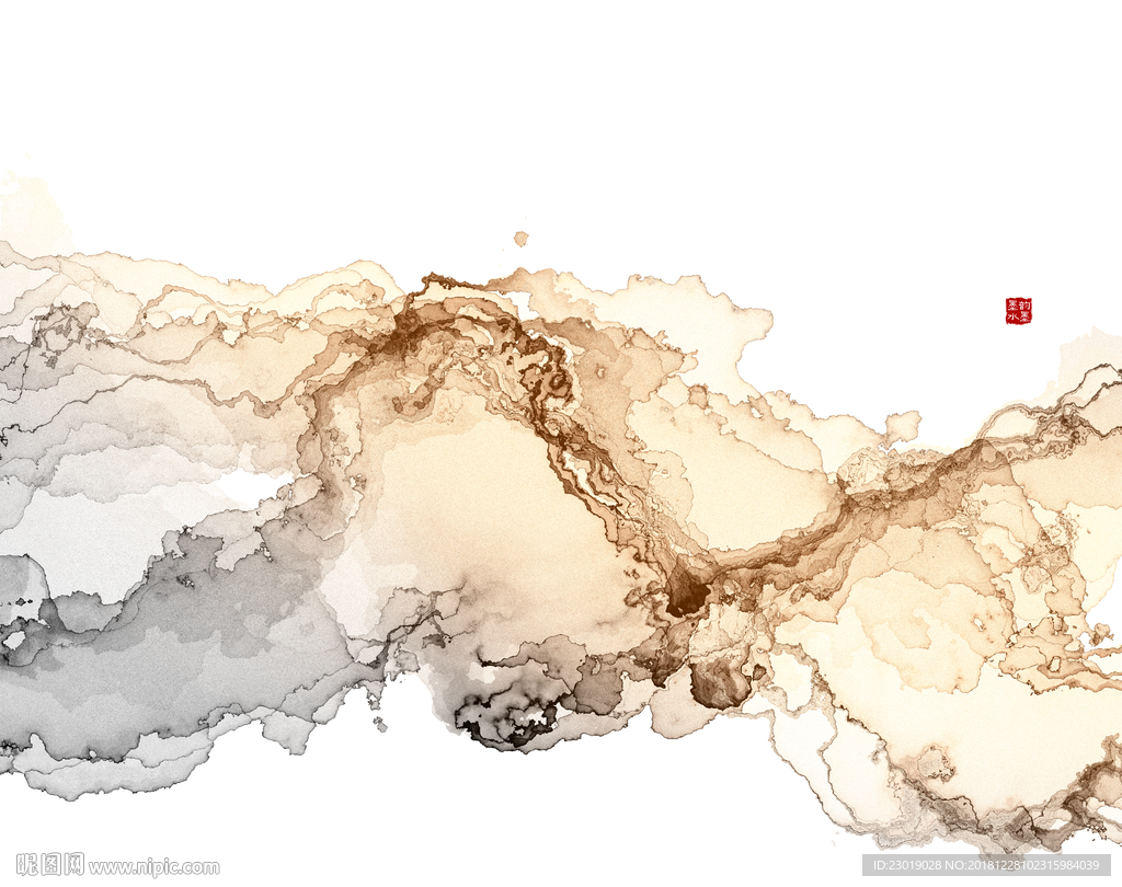 水墨山水画