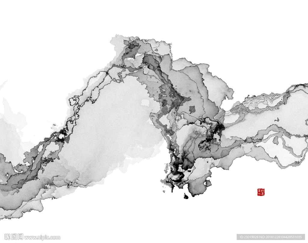 抽象水墨画