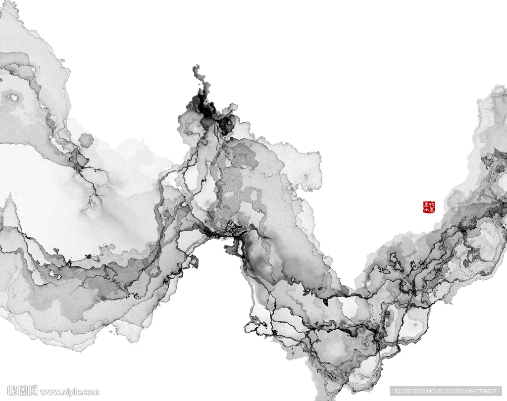 抽象水墨画